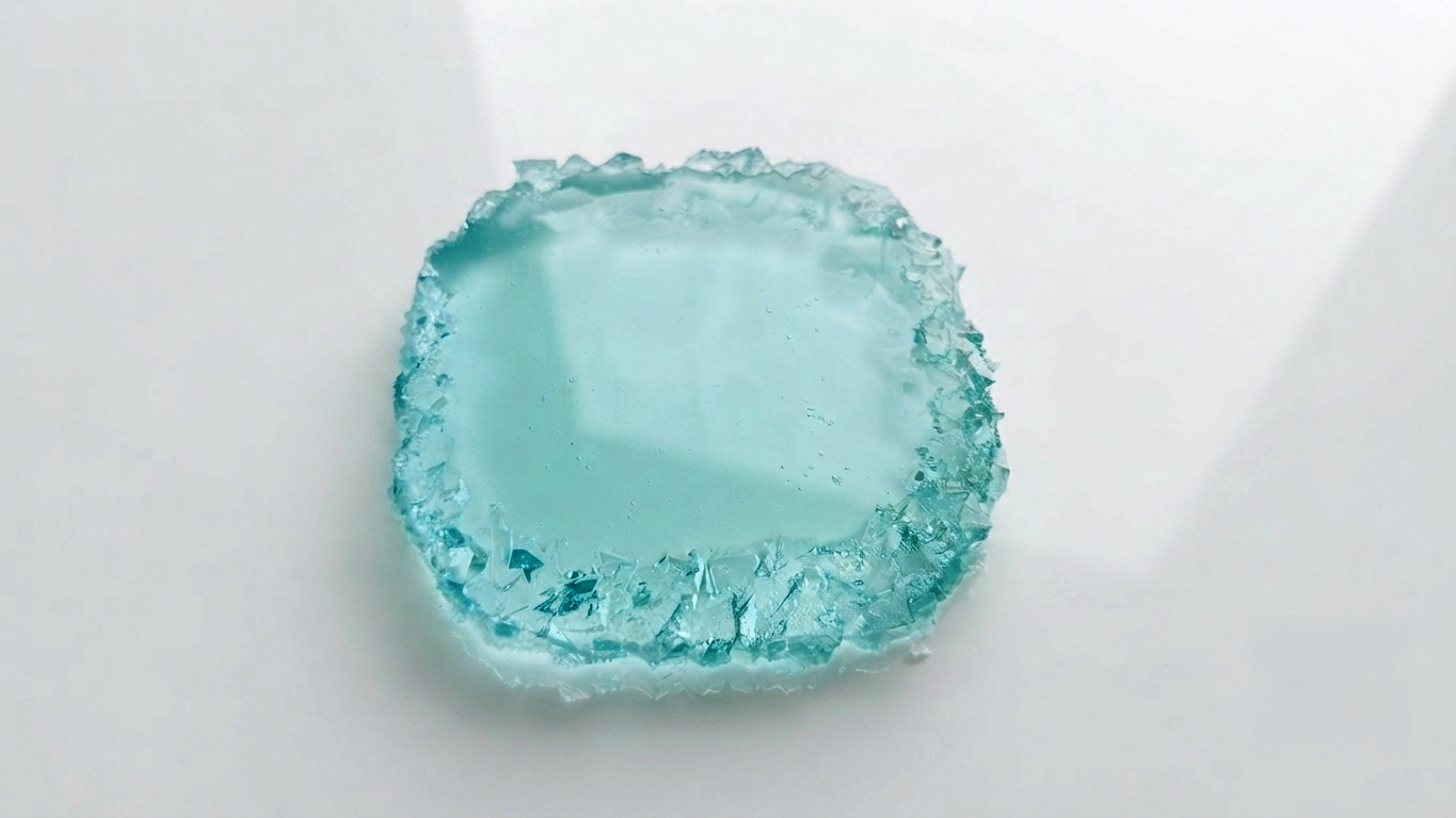 Square Crystal Edge Trinket Dish Silicone Mold