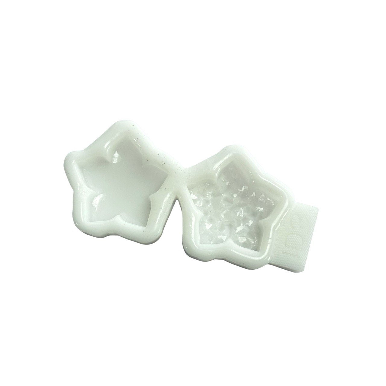 Druzy Crystal Flower Shapes - Dual Silicone Mold