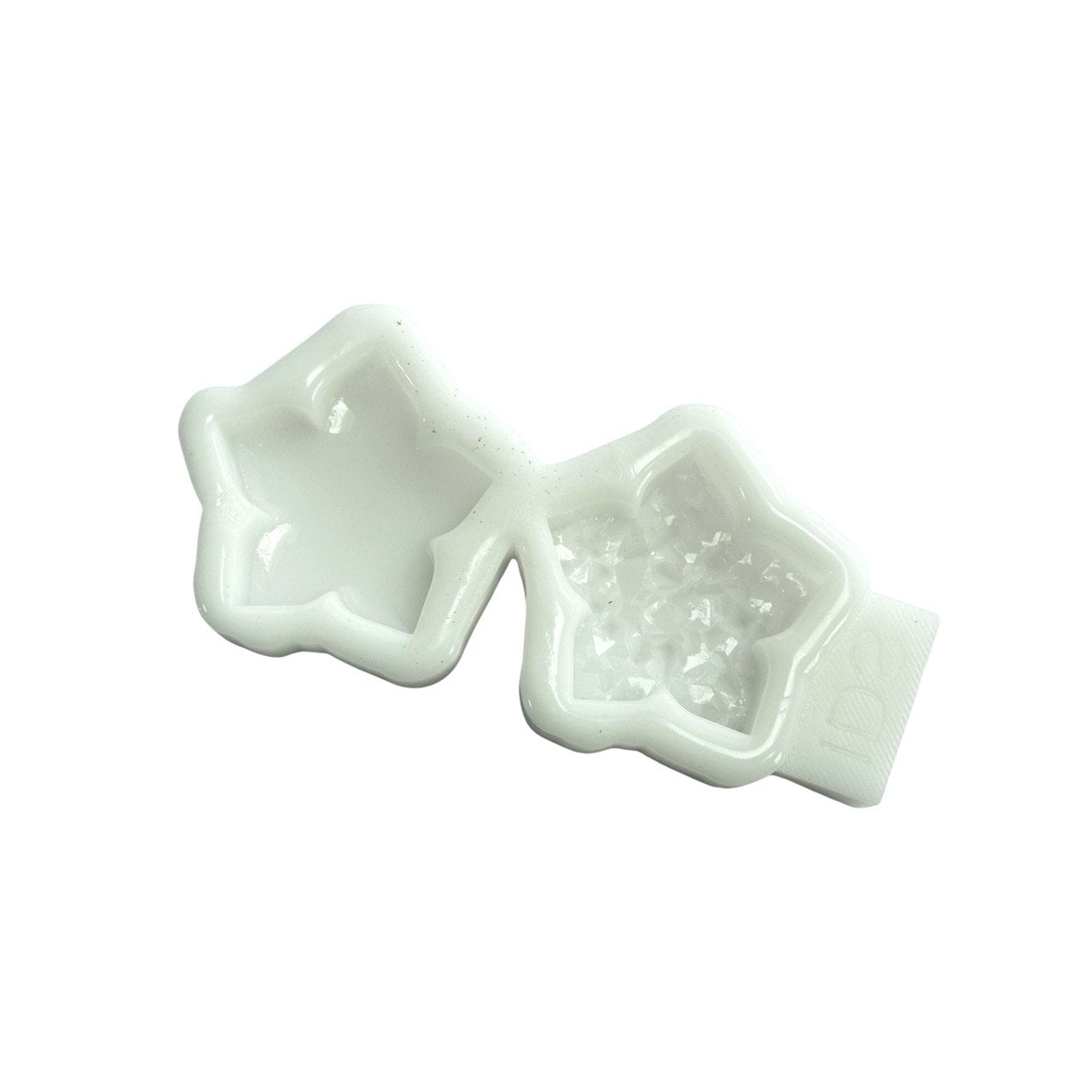 Druzy Crystal Flower Shapes - Dual Silicone Mold