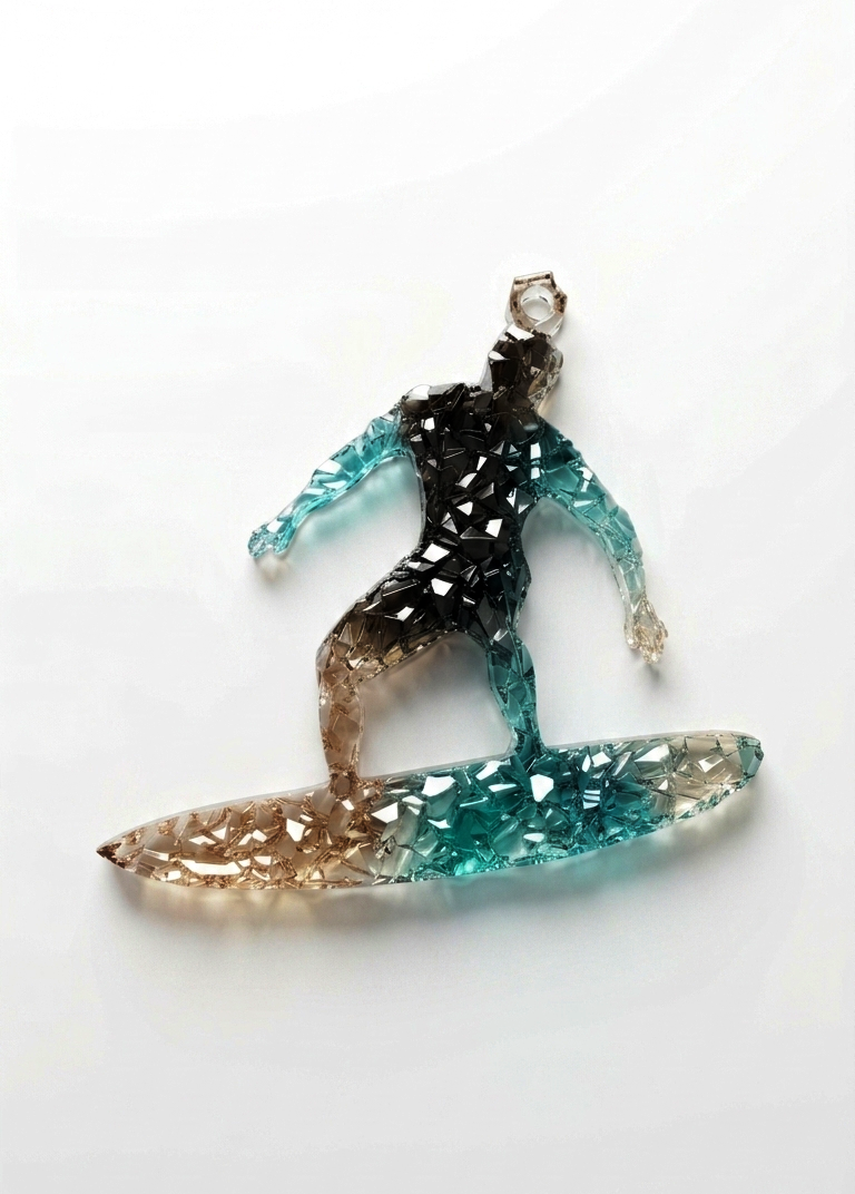 Surfer Silicone Mold – Druzy Crystalline Texture