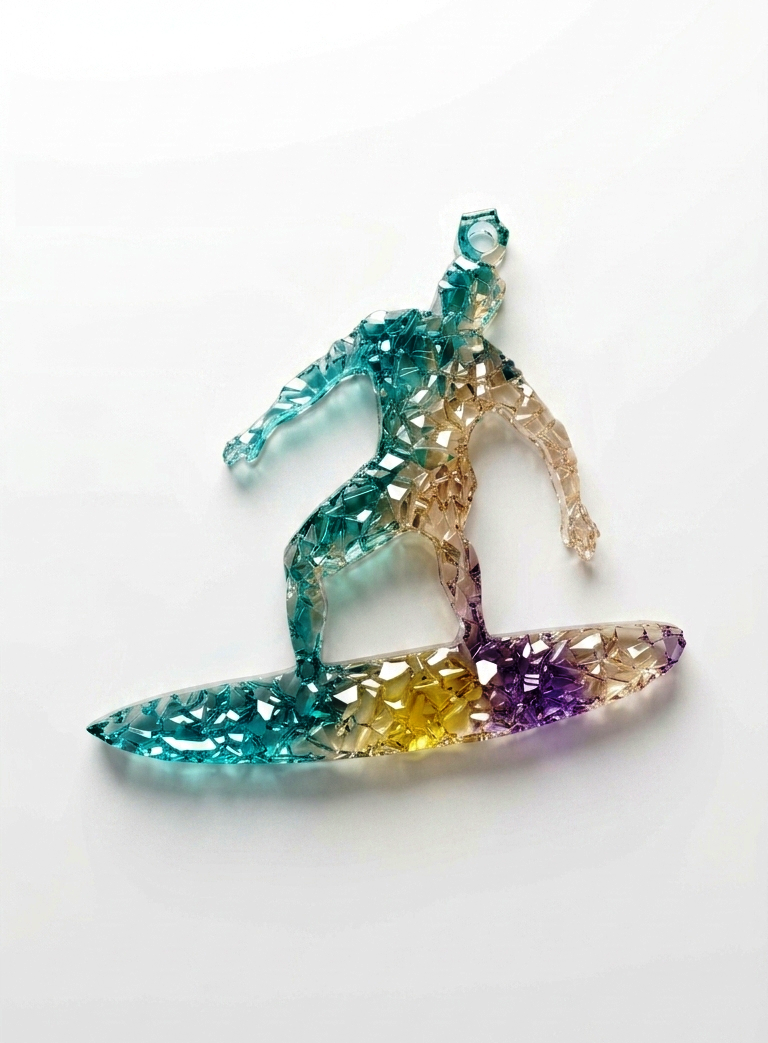 Surfer Silicone Mold – Druzy Crystalline Texture