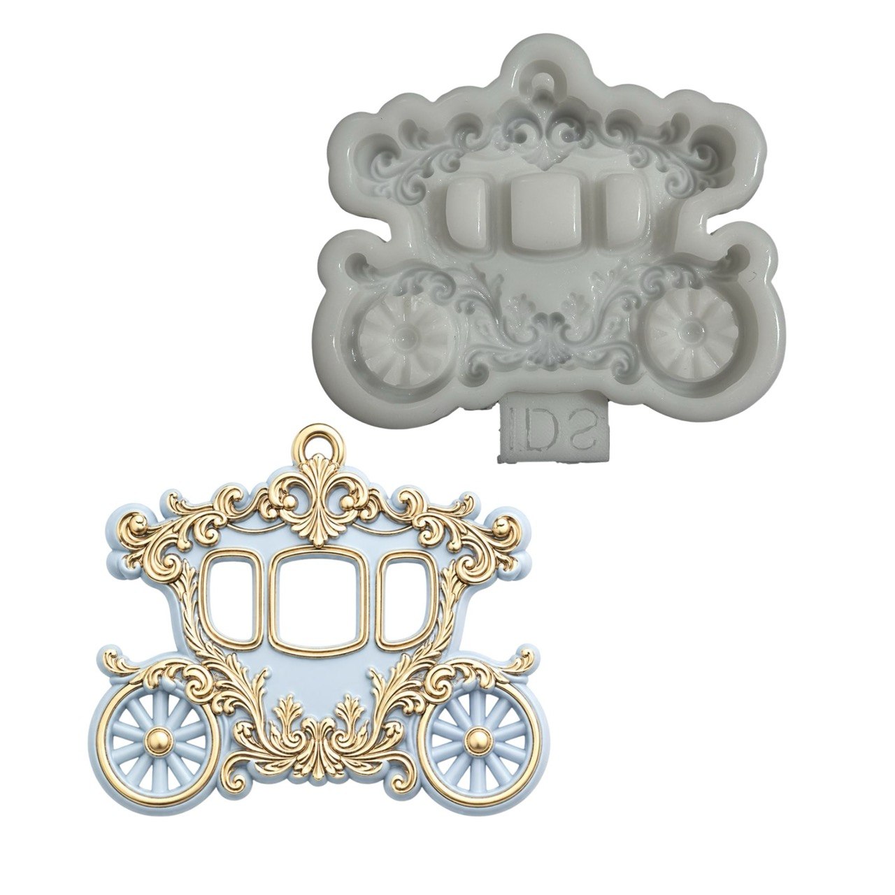 Vintage Carriage Silicone Mold