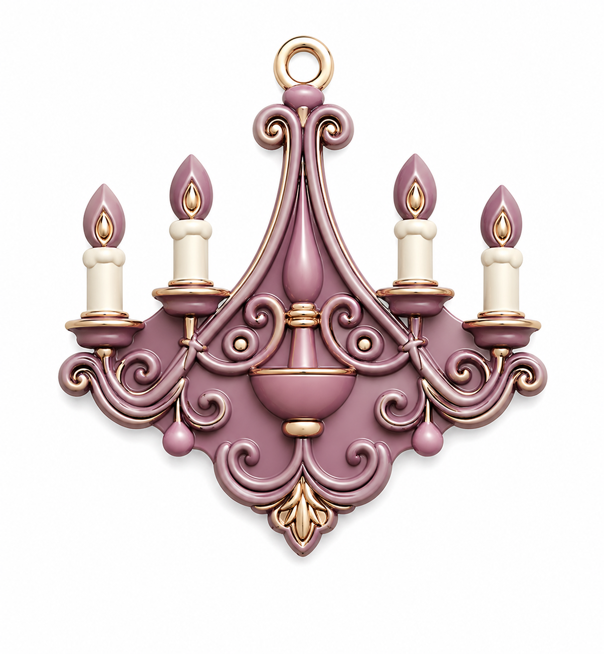 Vintage Chandelier Silicone Mold