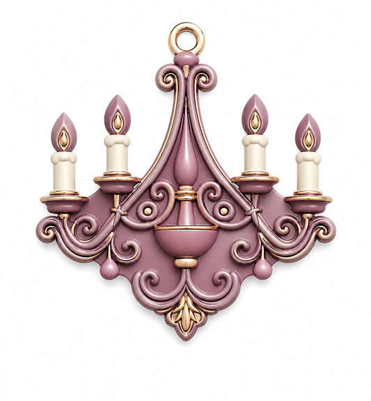 Vintage Chandelier Silicone Mold