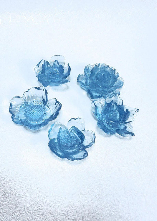 Amazing 3D Floral Silicone Resin Molds - 5 Unique Flower Designs - Ideas Decor Shop