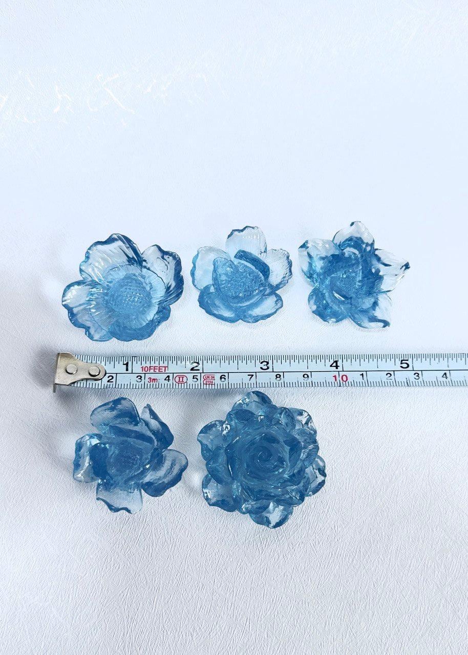 Amazing 3D Floral Silicone Resin Molds - 5 Unique Flower Designs - Ideas Decor Shop
