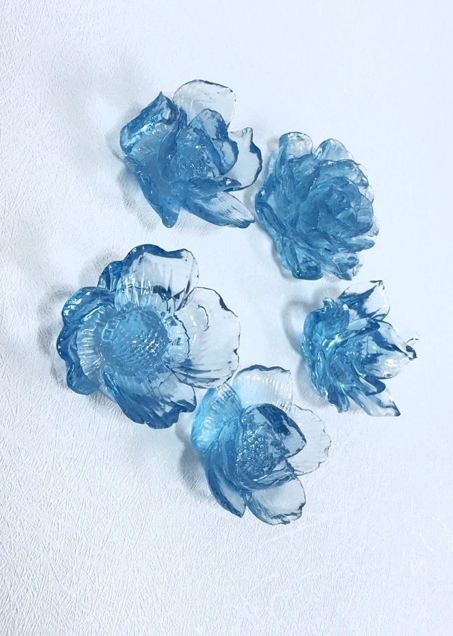 Amazing 3D Floral Silicone Resin Molds - 5 Unique Flower Designs - Ideas Decor Shop