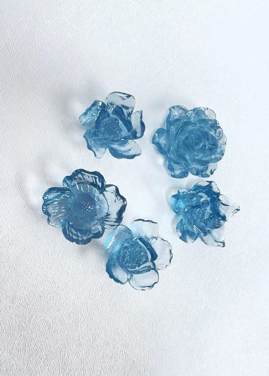 Amazing 3D Floral Silicone Resin Molds - 5 Unique Flower Designs - Ideas Decor Shop