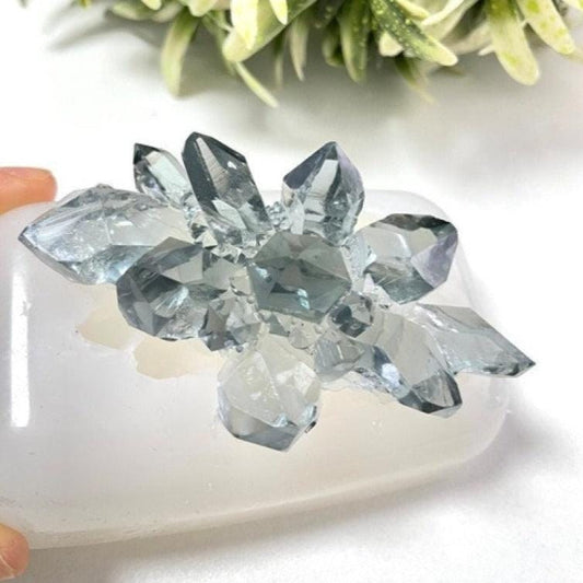 Amethyst Crystal Cluster Silicone Mold for Resin Art and DIY Projects - Ideas Decor Shop