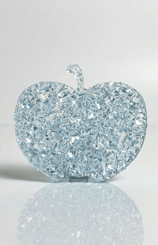 Apple Silicone Mold with Crystal Druzy Texture - Ideas Decor Shop