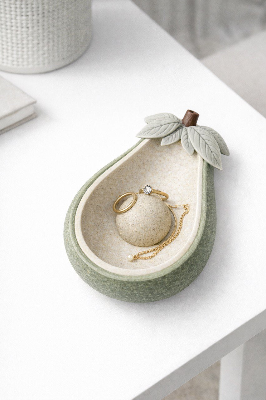Avocado Silicone Mold Organic Stone Collection Tray - Ideas Decor Shop