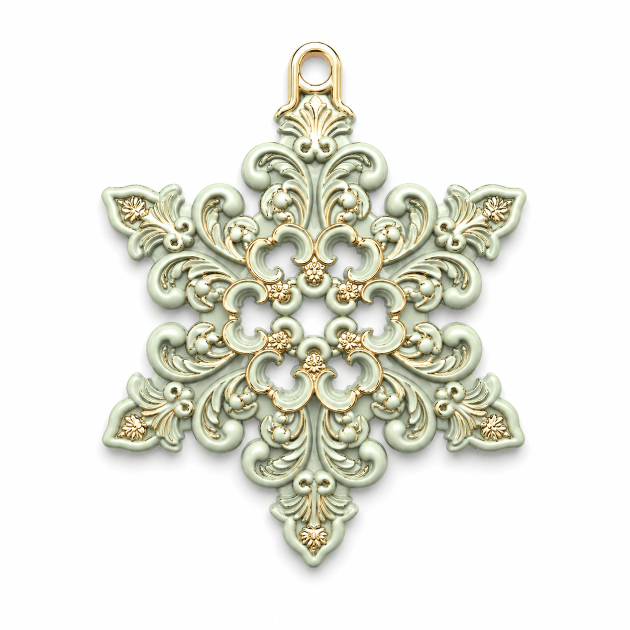 Baroque Snowflake Silicone Mold - Ideas Decor Shop