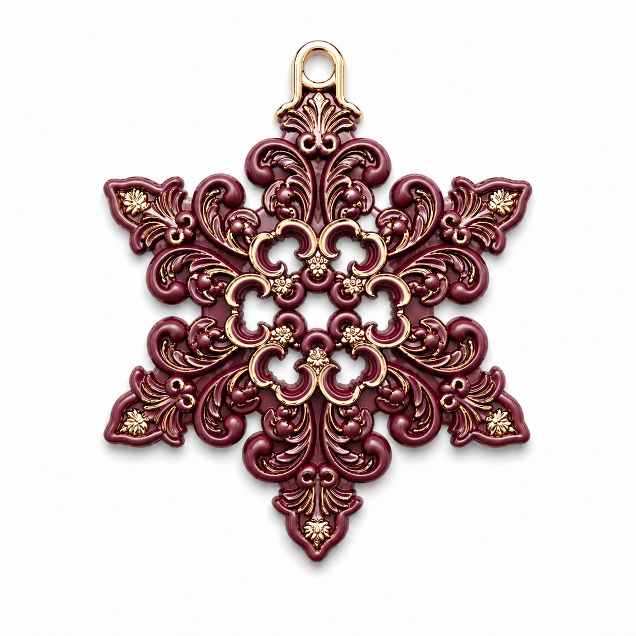 Baroque Snowflake Silicone Mold - Ideas Decor Shop