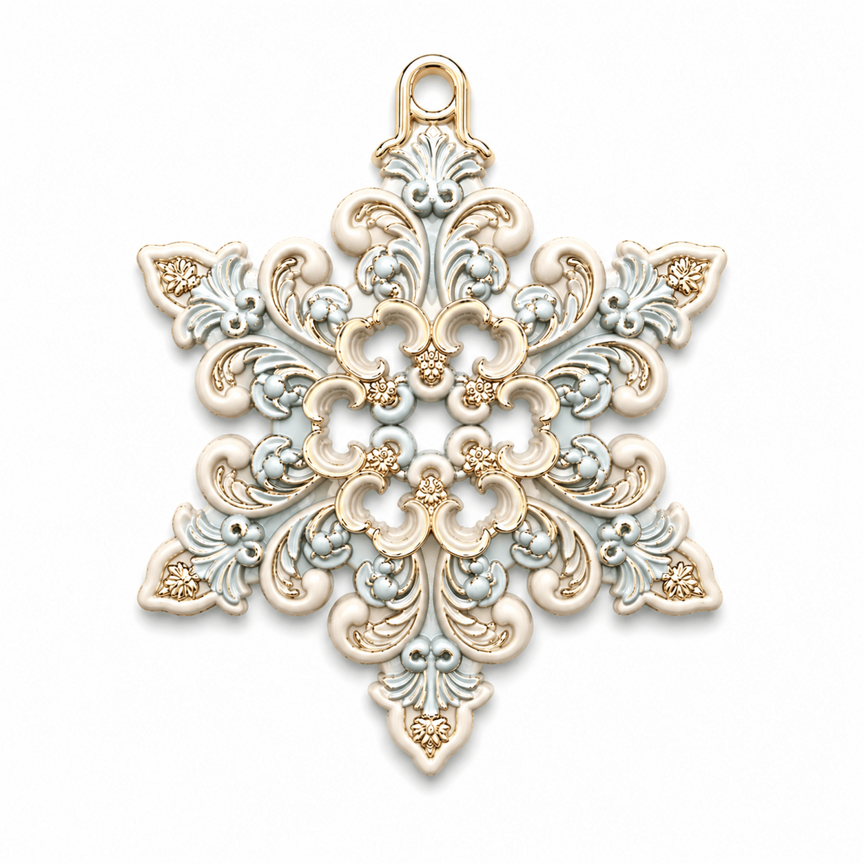 Baroque Snowflake Silicone Mold - Ideas Decor Shop