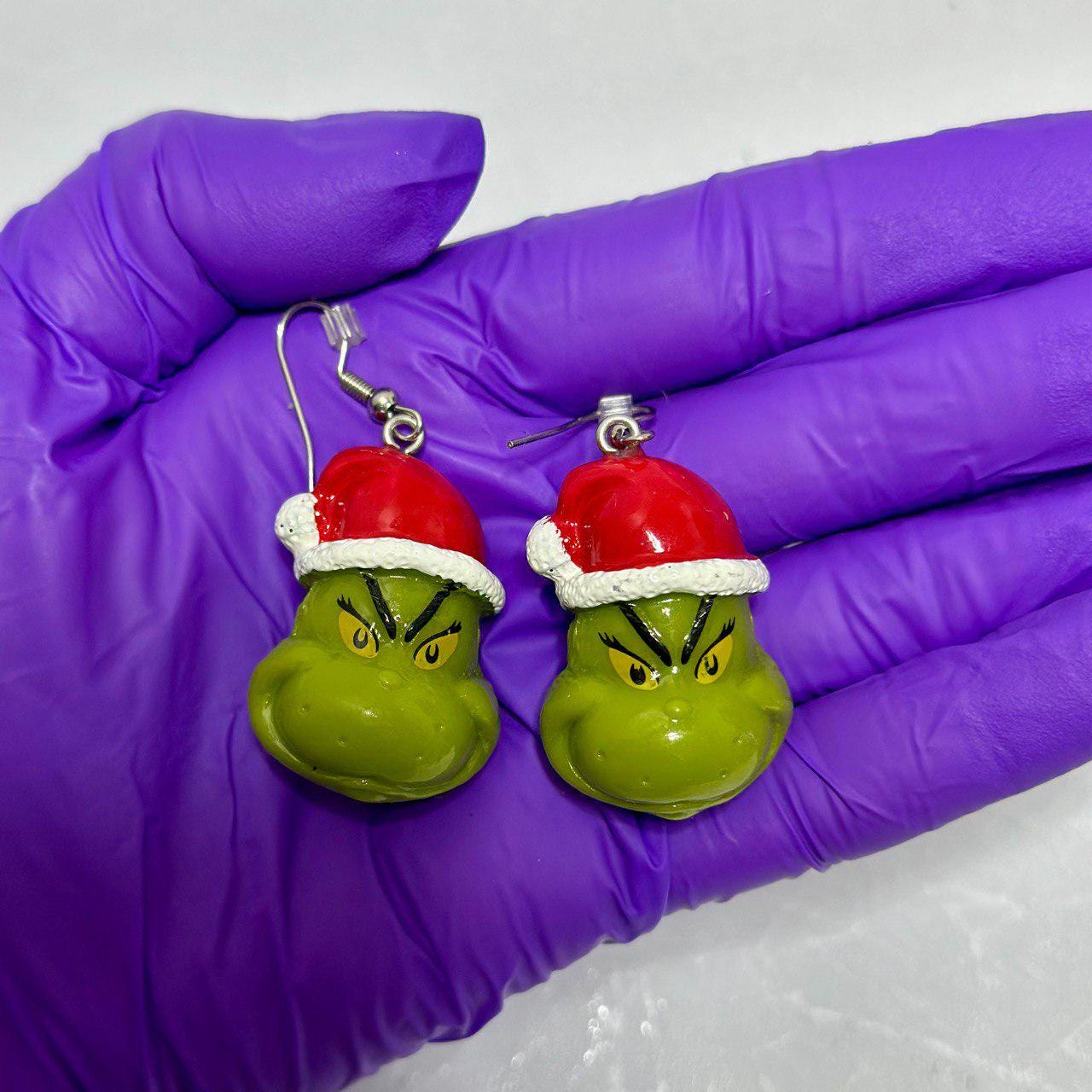 Christmas Grinch Decorations Mold for Resin, Candle, Soap Making