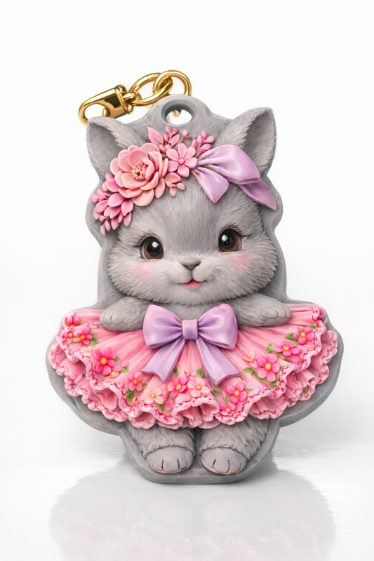 Bunny Keychain Silicone Mold