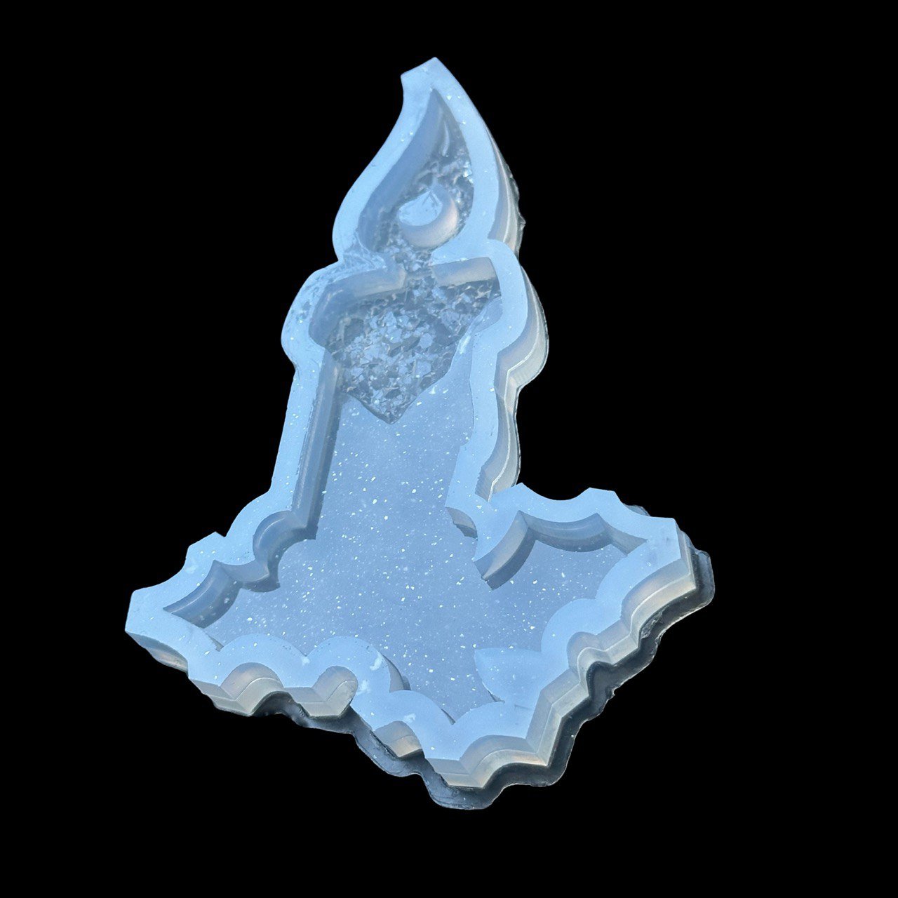 Burning Candle Christmas Tree Toy Silicone Mold for Unique Resin Art - Ideas Decor Shop