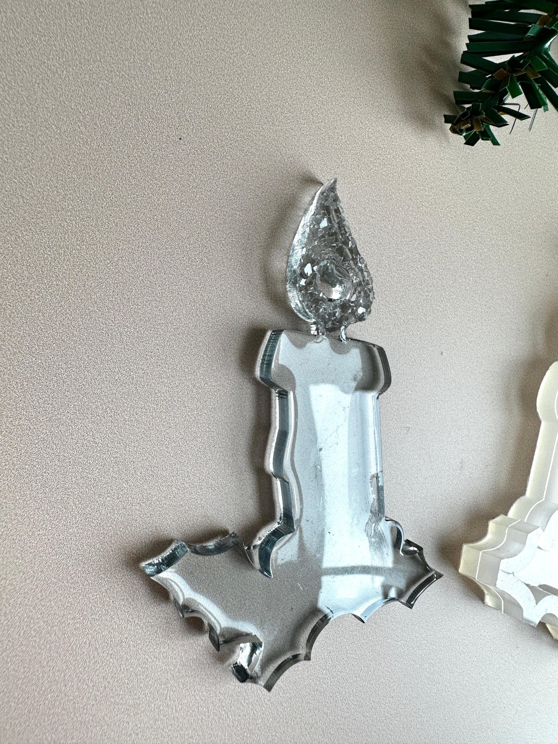 Burning Candle Christmas Tree Toy Silicone Mold for Unique Resin Art - Ideas Decor Shop