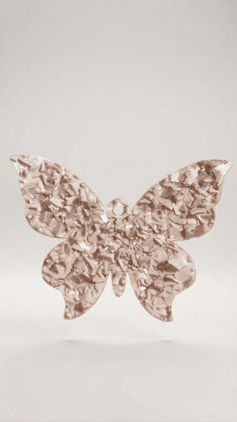 Butterfly Silicone Mold Crystalline Druzy Texture - Ideas Decor Shop