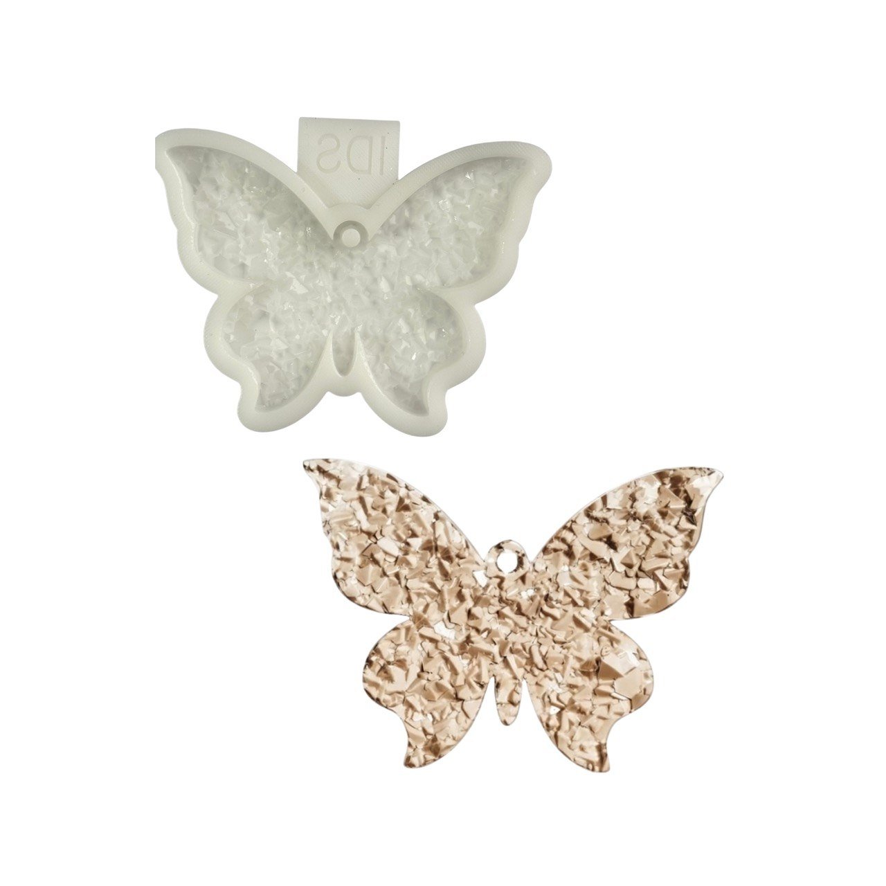 Butterfly Silicone Mold Crystalline Druzy Texture - Ideas Decor Shop