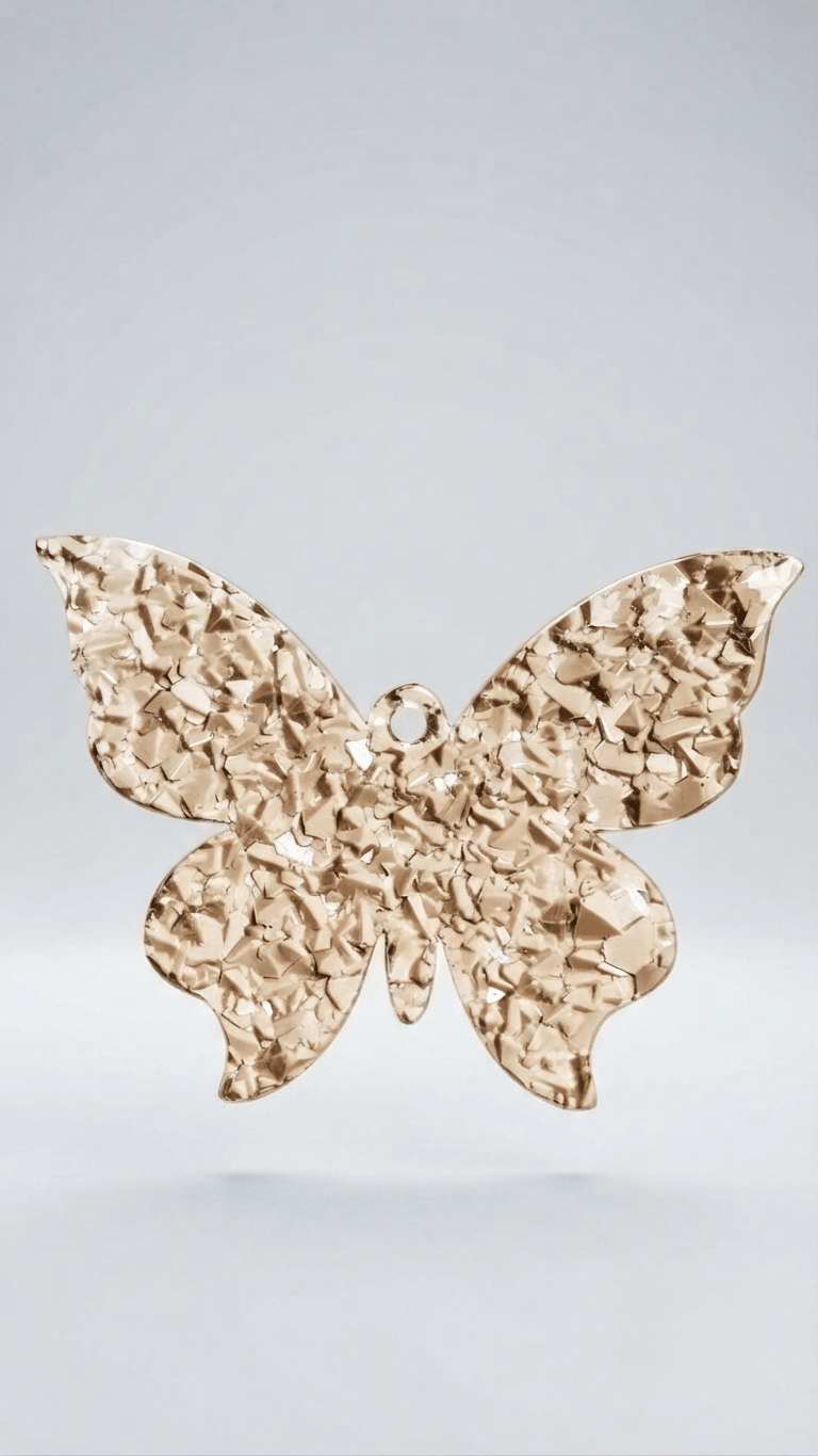 Butterfly Silicone Mold Crystalline Druzy Texture - Ideas Decor Shop