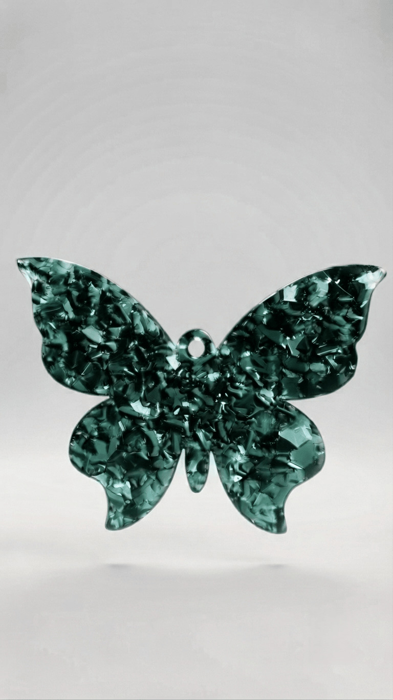 Butterfly Silicone Mold Crystalline Druzy Texture - Ideas Decor Shop