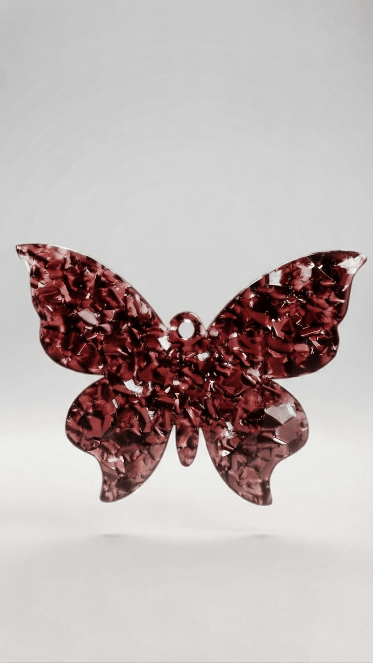 Butterfly Silicone Mold Crystalline Druzy Texture - Ideas Decor Shop