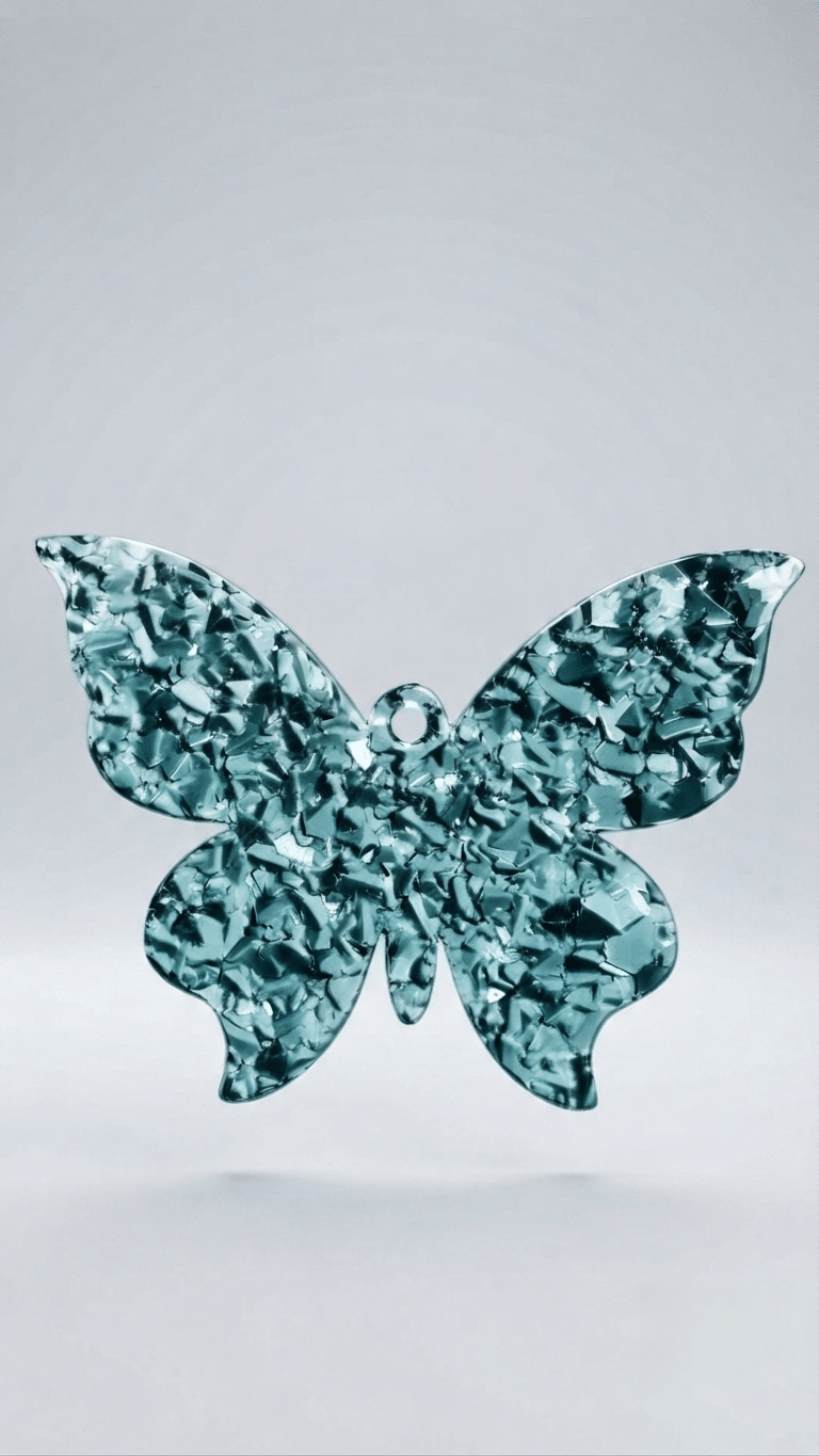 Butterfly Silicone Mold Crystalline Druzy Texture - Ideas Decor Shop
