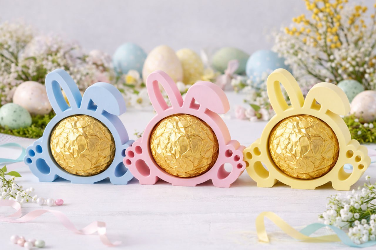 Bunny Candy Holder Silicone Mold - Ideas Decor Shop