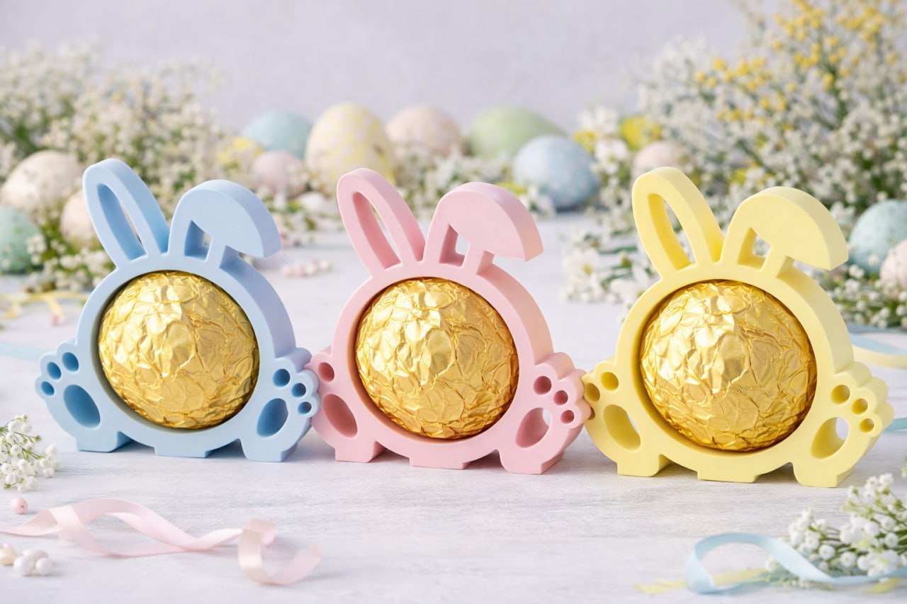 Bunny Candy Holder Silicone Mold - Ideas Decor Shop