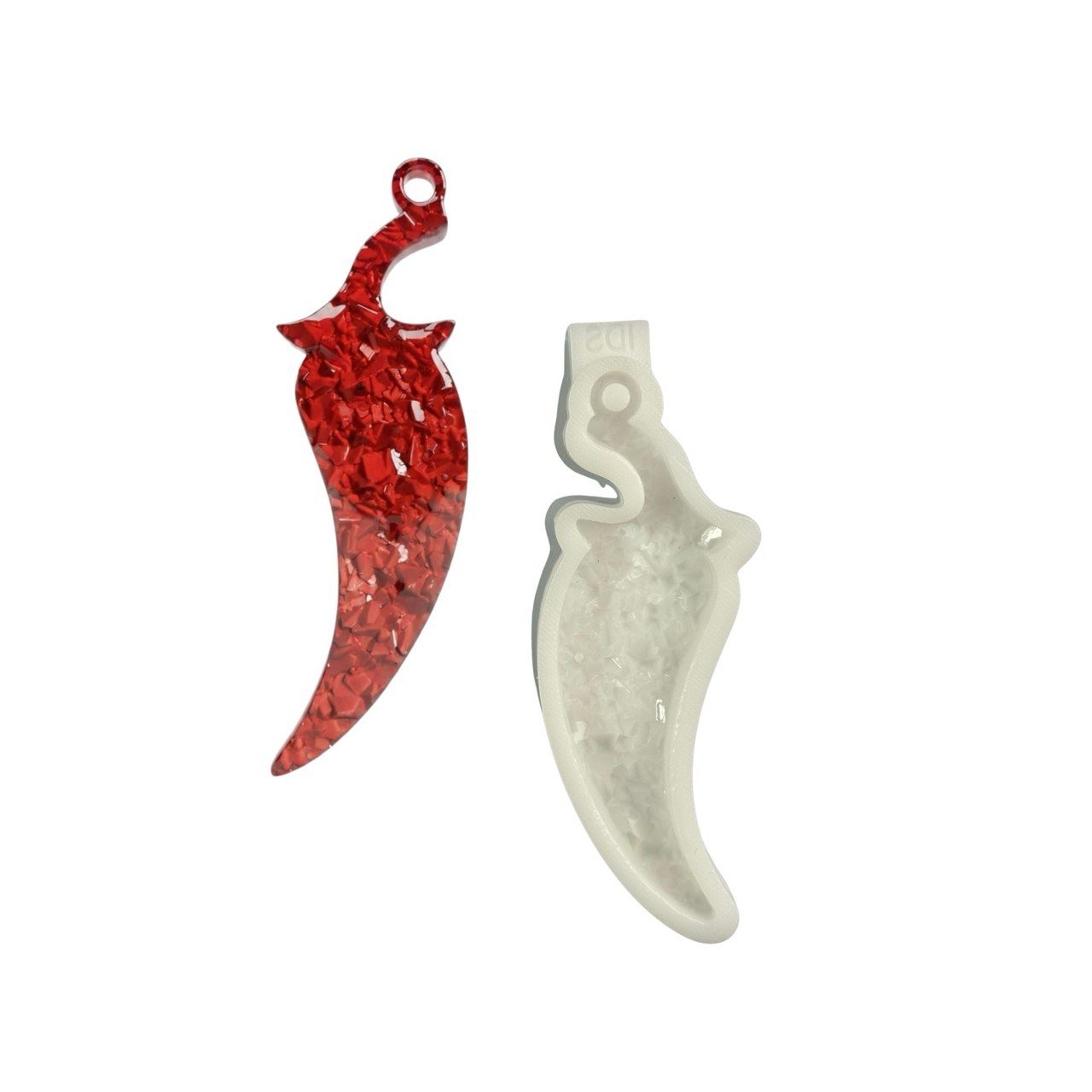 Chili Pepper Silicone Mold Crystalline Druzy Texture - Ideas Decor Shop
