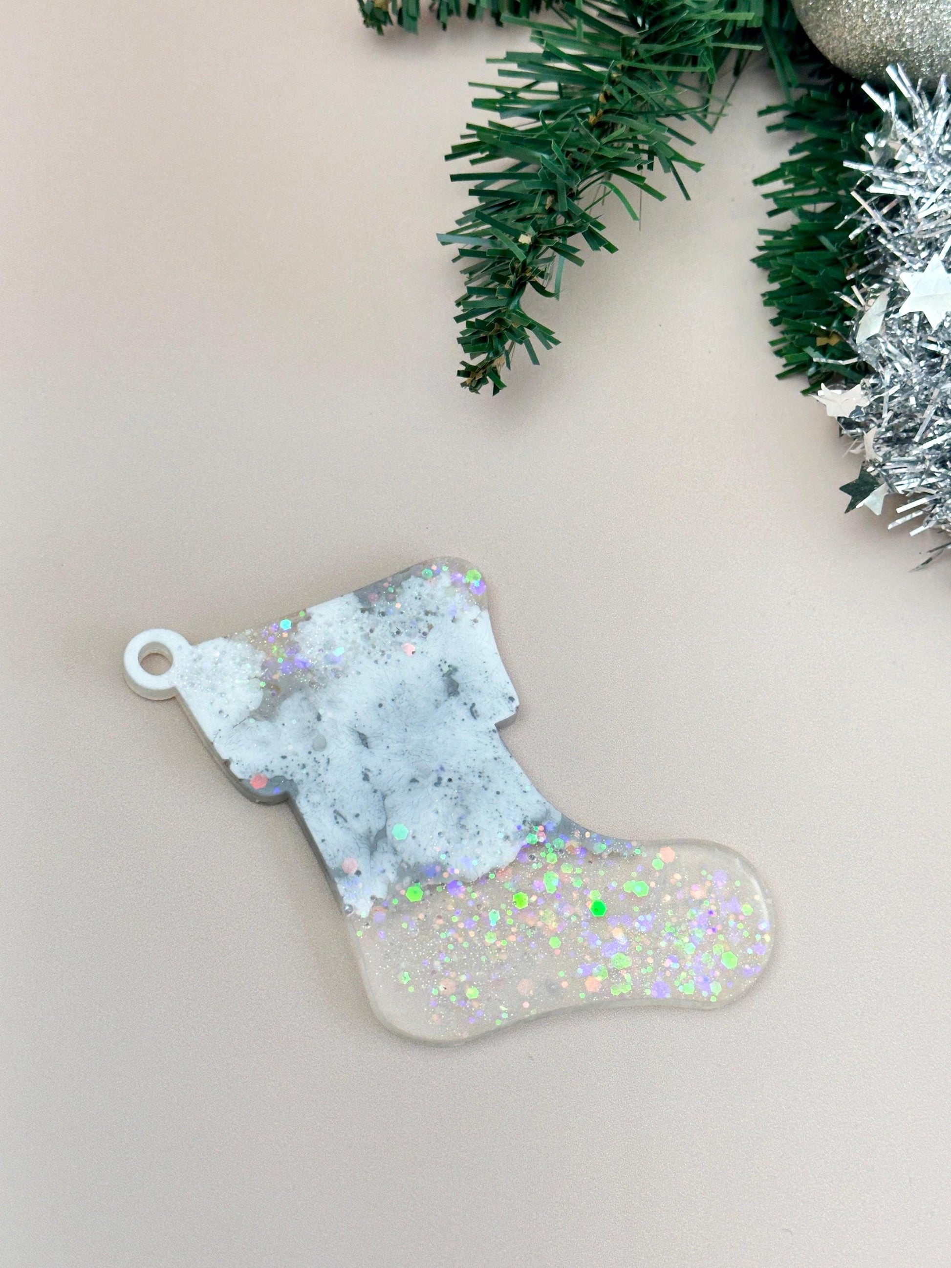 Christmas Boot Tree Ornament Silicone Mold – Resin Art DIY Craft - Ideas Decor Shop