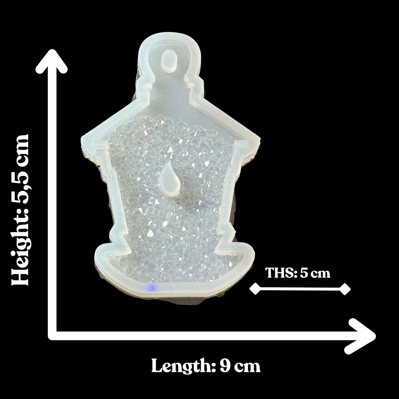 Christmas Resin Silicone Mould - Create Charming Druzy Ornaments - Ideas Decor Shop
