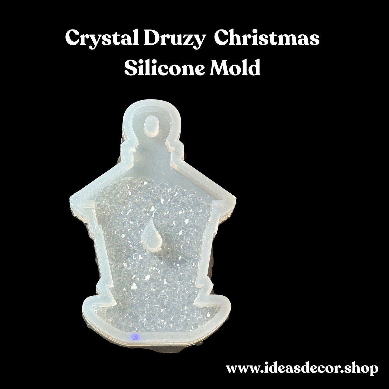 Christmas Resin Silicone Mould - Create Charming Druzy Ornaments - Ideas Decor Shop