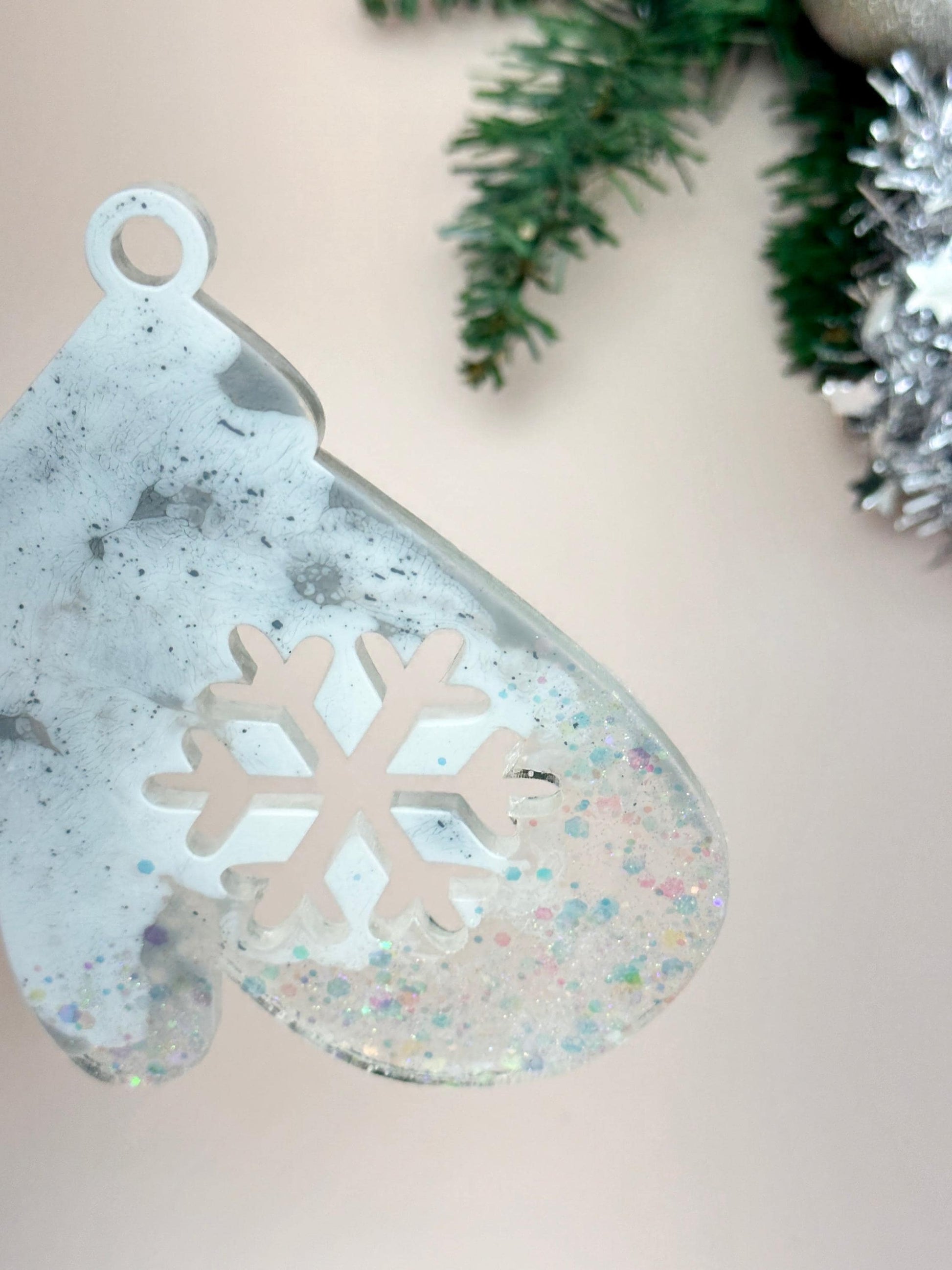 Christmas Snowflake Glove Silicone Mold for Resin Crafts - Ideas Decor Shop