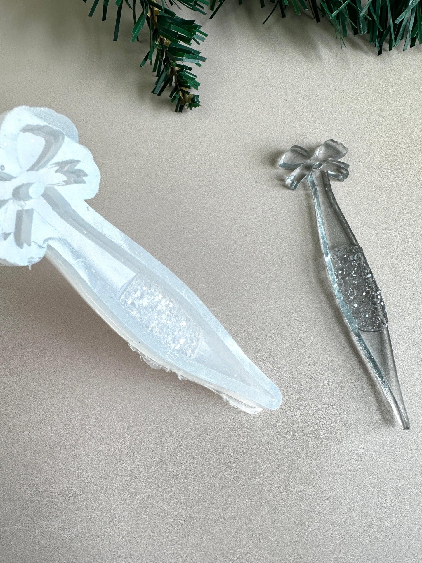 Christmas Tree Ornament Mold, Holiday Icicle Silicone Mold - Ideas Decor Shop