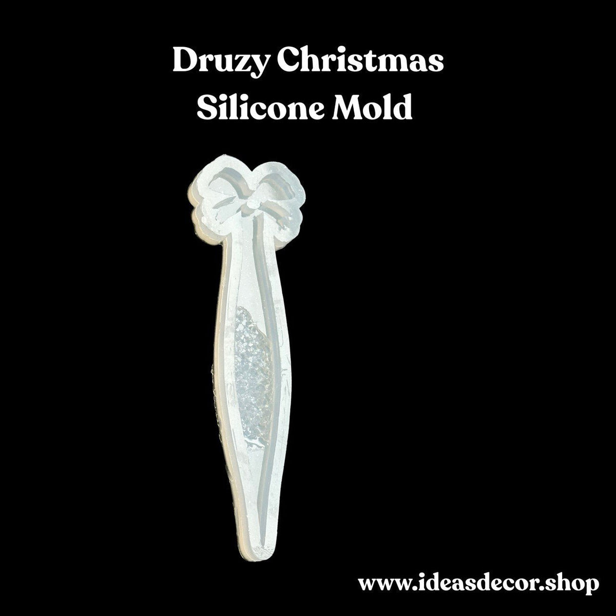 Christmas Tree Ornament Mold, Holiday Icicle Silicone Mold - Ideas Decor Shop