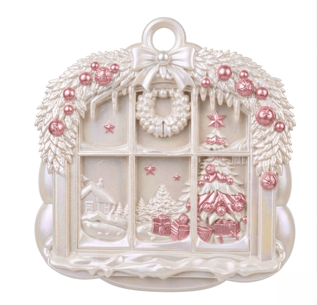 Christmas Window Scene Silicone Mold - Ideas Decor Shop