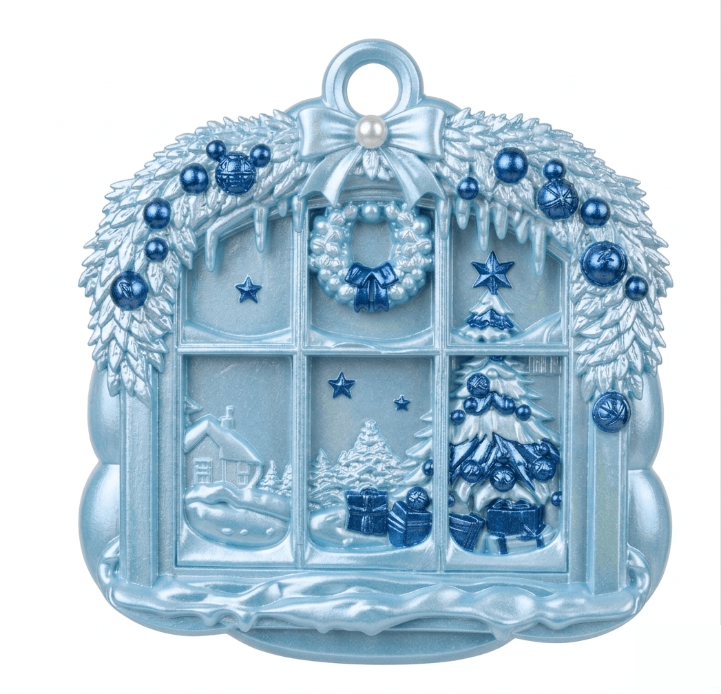 Christmas Window Scene Silicone Mold - Ideas Decor Shop