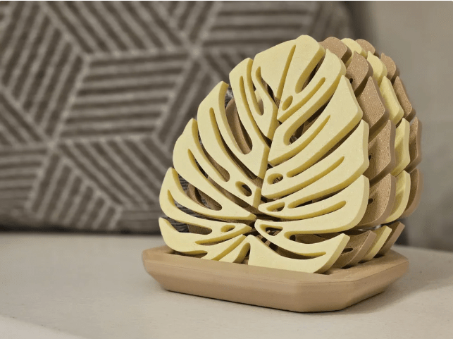Coaster Monstera Leaf Silicone Mold - Ideas Decor Shop