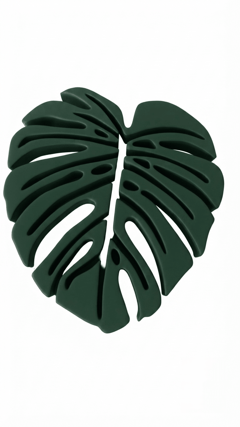 Coaster Monstera Leaf Silicone Mold - Ideas Decor Shop