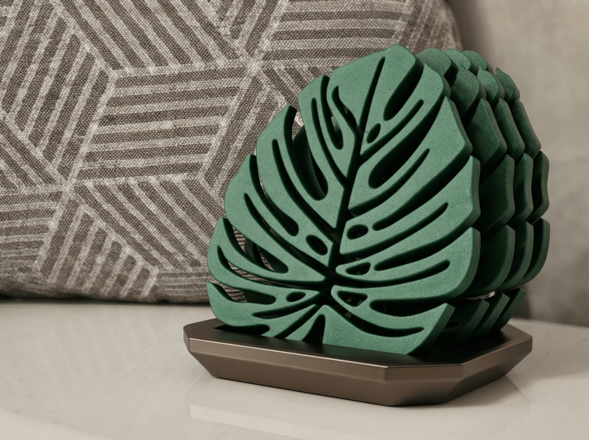 Coaster Monstera Leaf Silicone Mold - Ideas Decor Shop