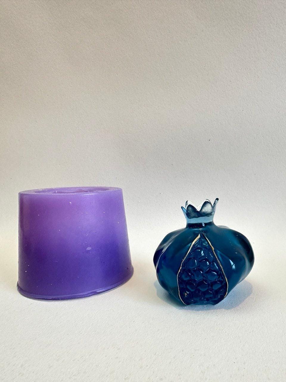 Cross-Section Pomegranate Silicone Mold for Resin, Candle, Soap - Ideas Decor Shop