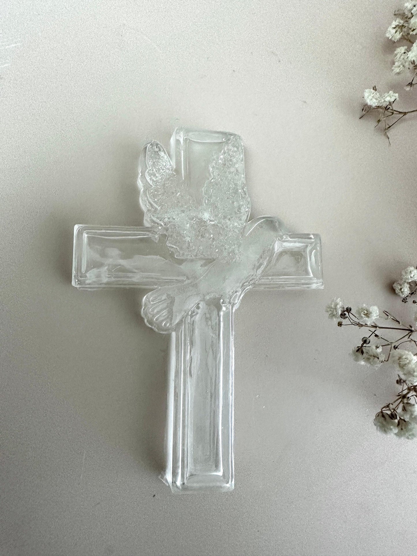 Cross with Dove Silicone Mould - Religious Craft Tool for DIY Projects - Christian Gift - Ideas Decor Shop