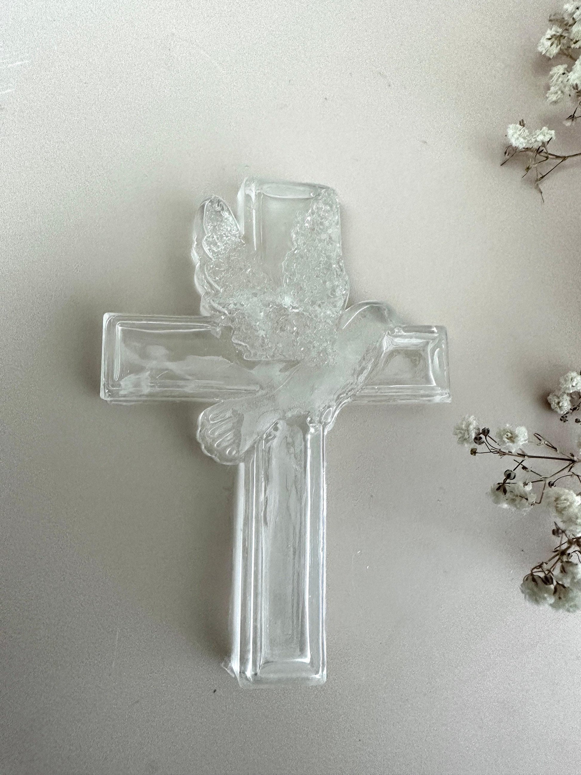 Cross with Dove Silicone Mould - Religious Craft Tool for DIY Projects - Christian Gift - Ideas Decor Shop