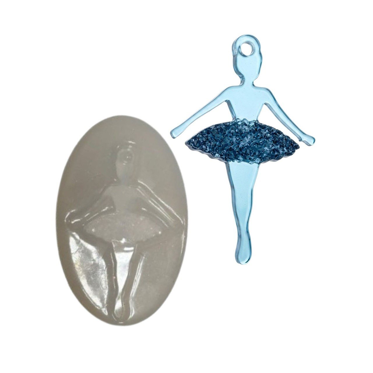 Crystal Ballerina Ornaments Silicone Mold - DIY Craft Supplies - Ideas Decor Shop