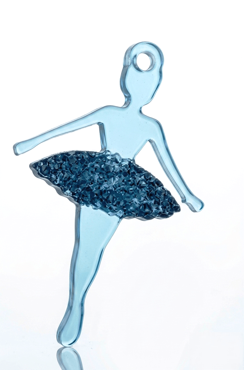 Crystal Ballerina Ornaments Silicone Mold - DIY Craft Supplies - Ideas Decor Shop