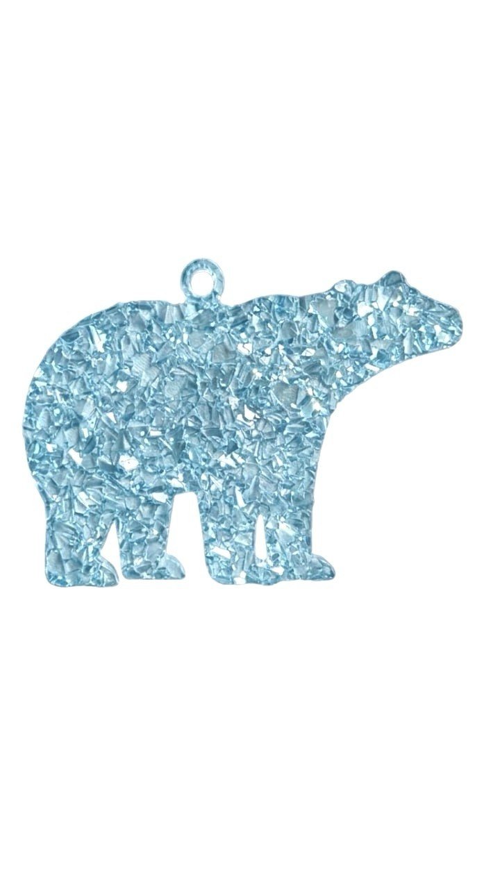 Crystal Bear Christmas Tree Resin Mold - Ideas Decor Shop