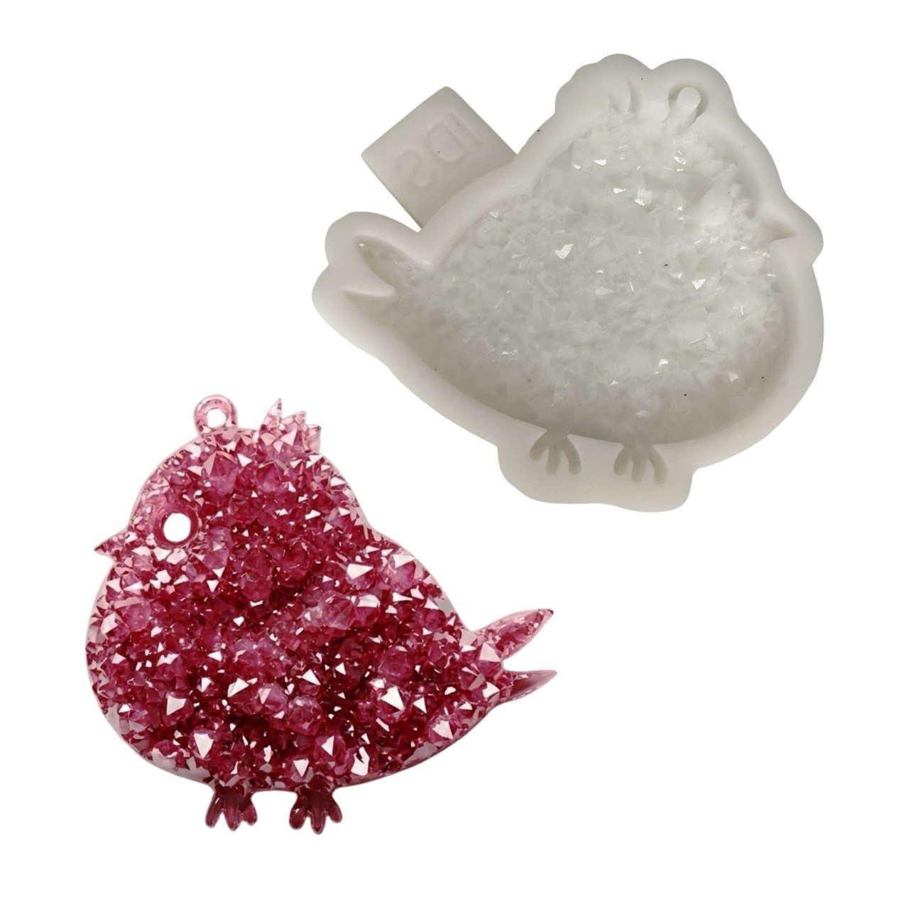 Crystal Bird Silicone Mold 10cm x 9.5cm - Ideas Decor Shop