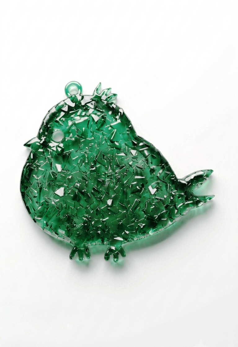 Crystal Bird Silicone Mold 10cm x 9.5cm - Ideas Decor Shop